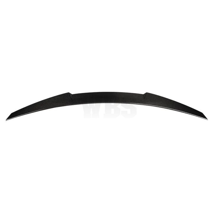 BMW E92 M3 TRUNK SPOILER M4 STYLE GENUINE CARBON FIBER