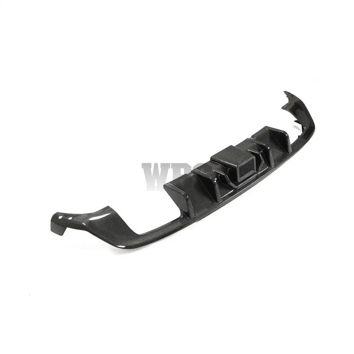 VOLKSWAGEN GOLF MK7.5 R/ GTI REAR DIFFUSER WITH LED 3RD BRAKE LIGHT, GENUINE CF