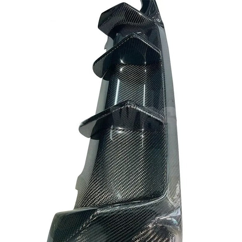 BMW E60 M5 REAR DIFFUSER GENUINE CARBON FIBER GTX STYLE