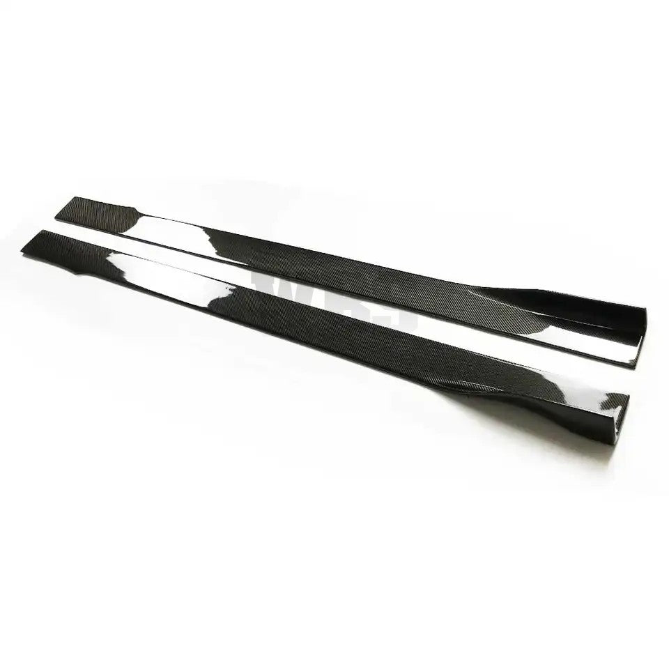 MERCEDES W205 C CLASS/ C63 COUPE SIDE SKIRT EXTENSIONS GENUINE CF