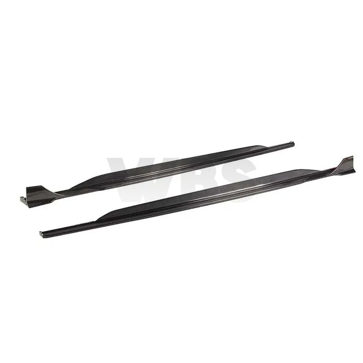 AUDI RS6/RS7 C8 SIDE SKIRT EXTENSIONS WBS DESIGN, GENUINE CARBON FIBER MATERIAL