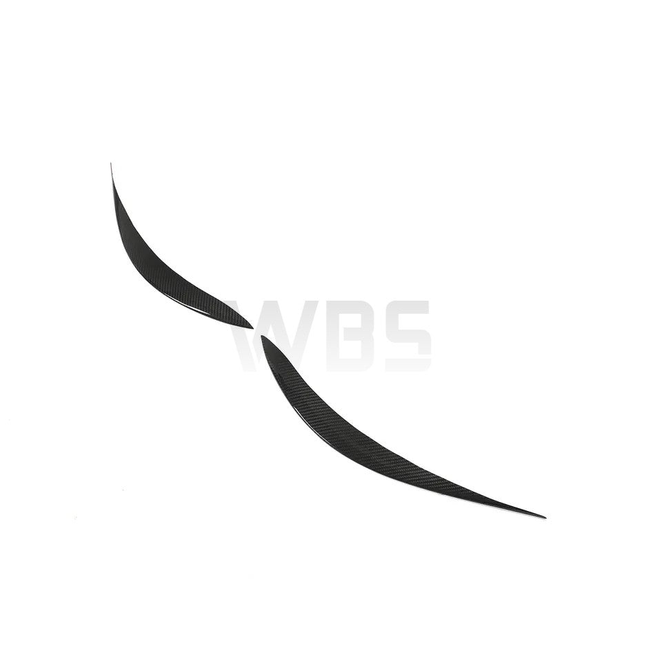 INFINITI Q60 HEADLIGHT EYEBROWS TRIM GENUINE CARBON FIBER