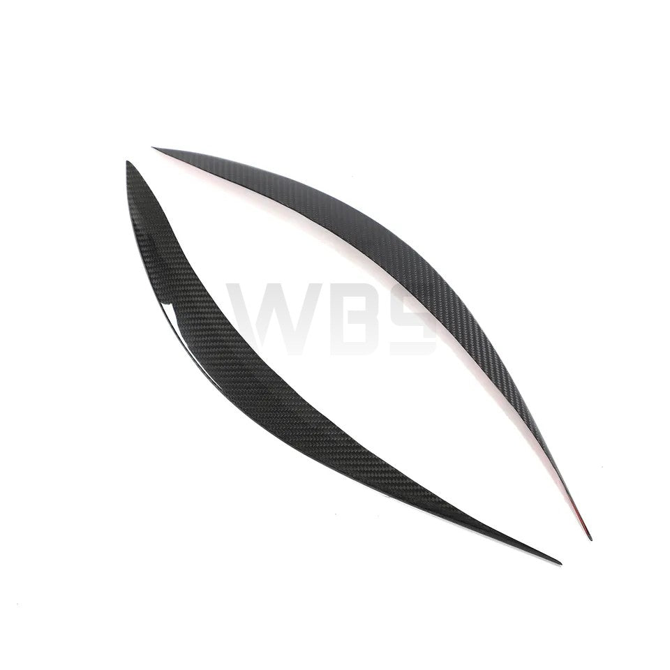 INFINITI Q60 HEADLIGHT EYEBROWS TRIM GENUINE CARBON FIBER
