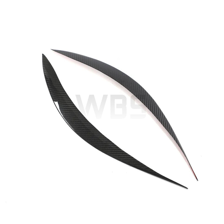 INFINITI Q60 HEADLIGHT EYEBROWS TRIM GENUINE CARBON FIBER