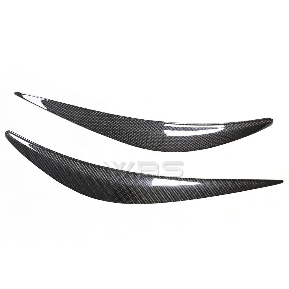 INFINITI Q50 HEADLIGHT EYEBROWS TRIM GENUINE CARBON FIBER