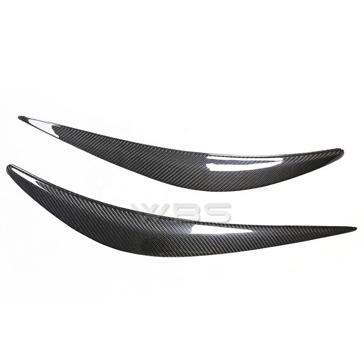 INFINITI Q50 HEADLIGHT EYEBROWS TRIM GENUINE CARBON FIBER