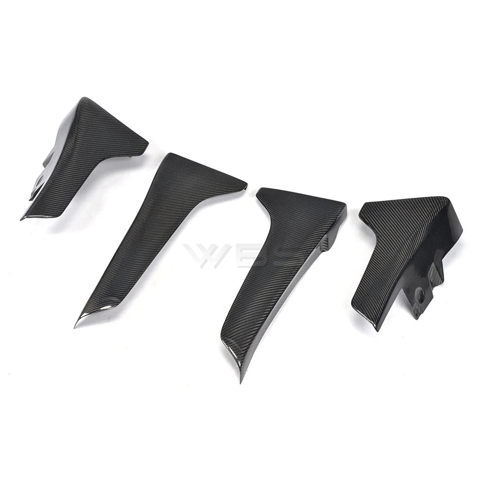 INFINITI Q50 FLAP SPLASH GUARDS GENUINE CARBON FIBER 2014-2021
