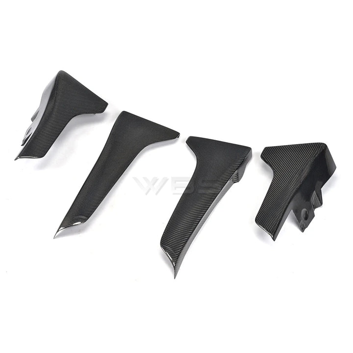 INFINITI Q50 FLAP SPLASH GUARDS GENUINE CARBON FIBER 2014-2021