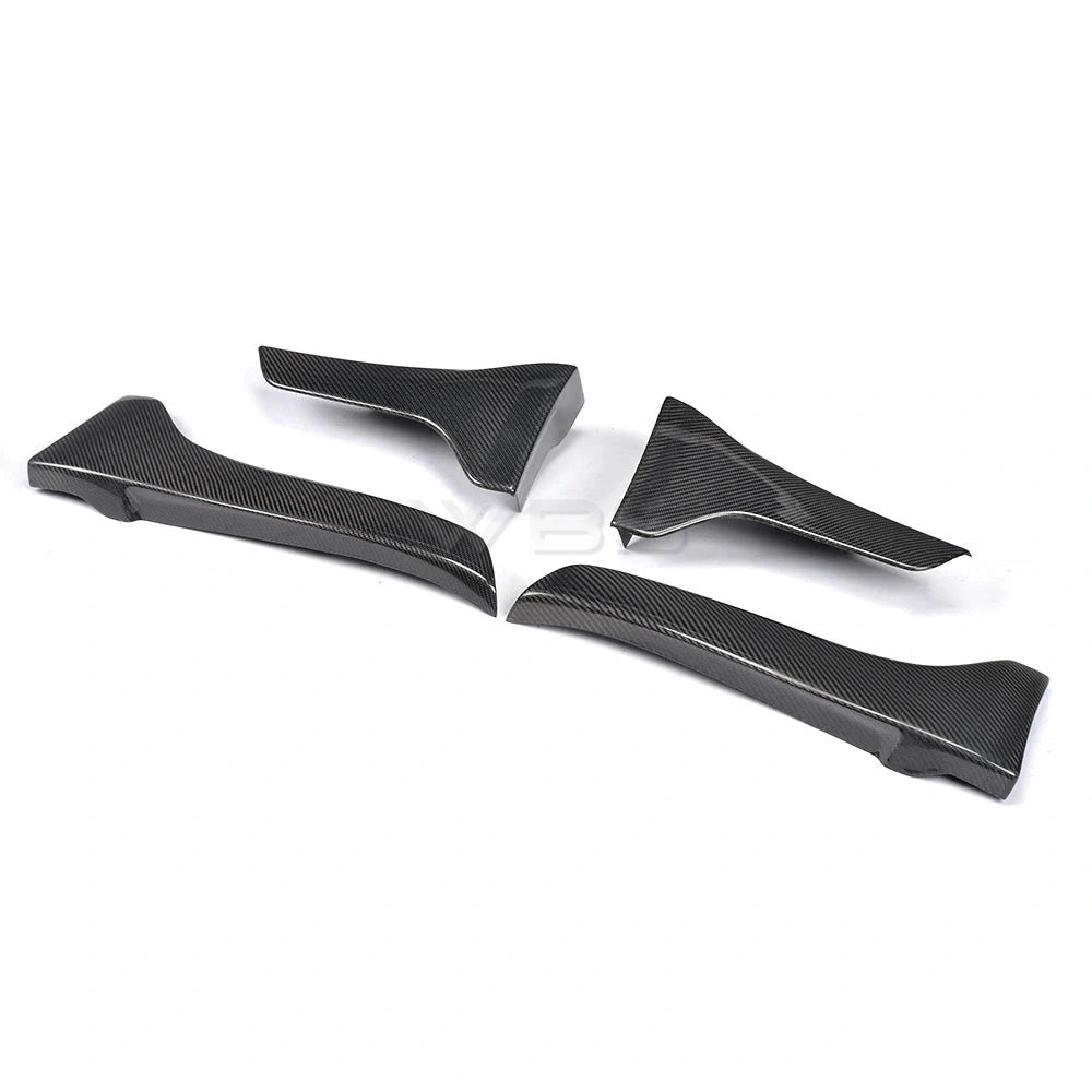 INFINITI Q50 FLAP SPLASH GUARDS GENUINE CARBON FIBER 2014-2021