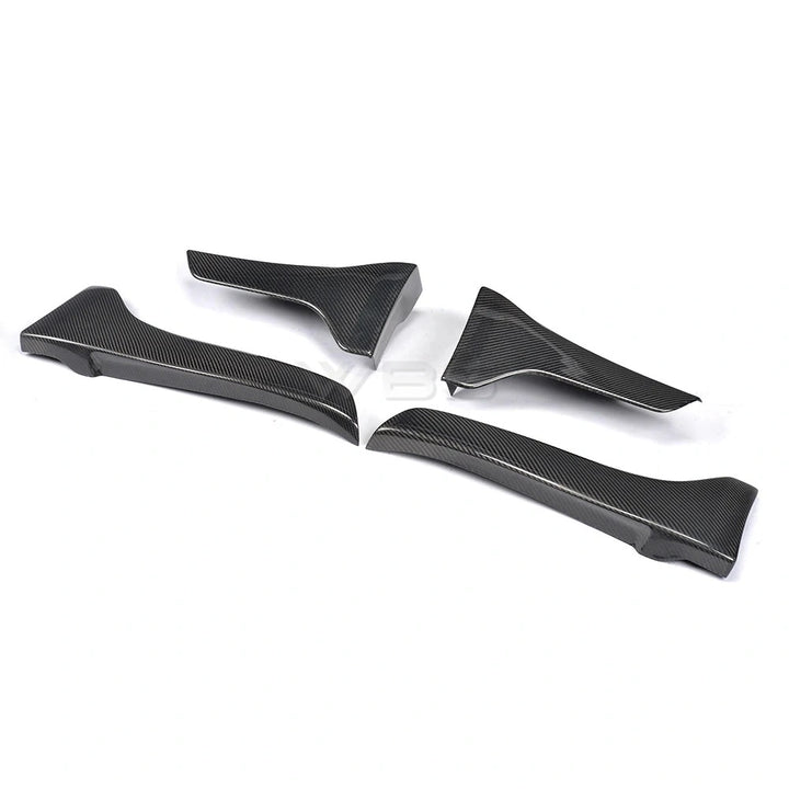 INFINITI Q50 FLAP SPLASH GUARDS GENUINE CARBON FIBER 2014-2021