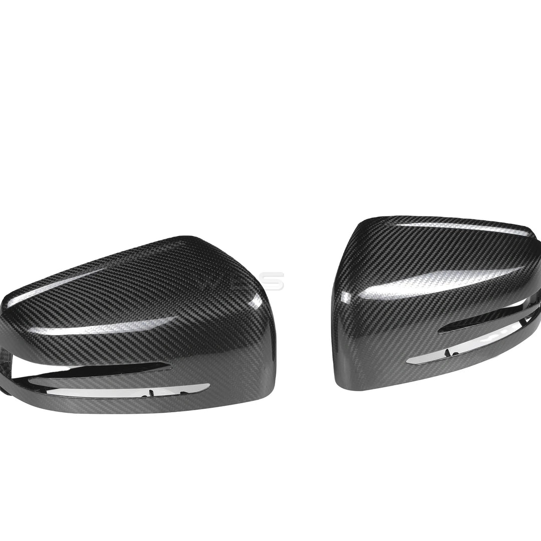 MERCEDES-W218 MIRROR CAPS REPLACEMENT GENUINE CARBON FIBER CLS550/ CLS63