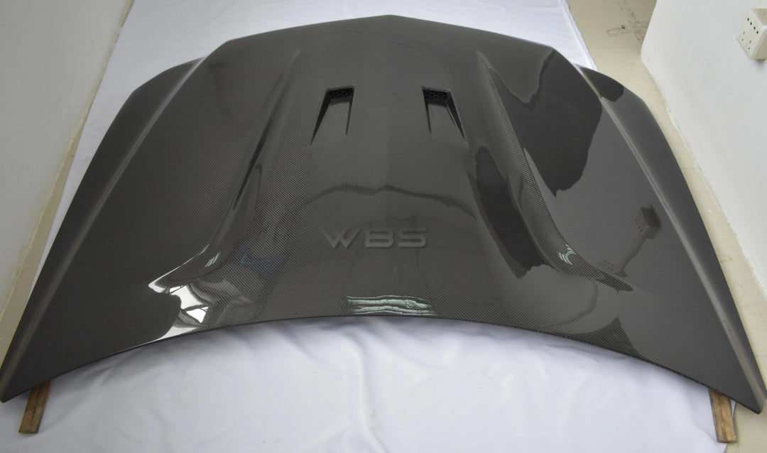 MERCEDES W218 CLS BKSS STYLE HOOD GENUINE CARBON FIBER