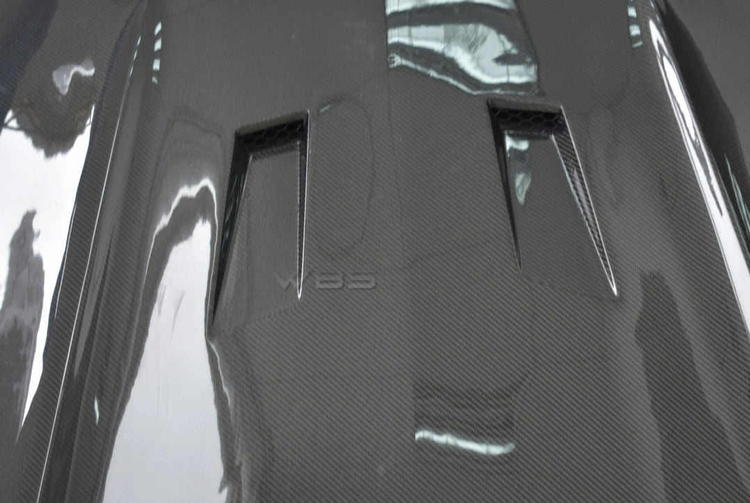 MERCEDES W218 CLS BKSS STYLE HOOD GENUINE CARBON FIBER