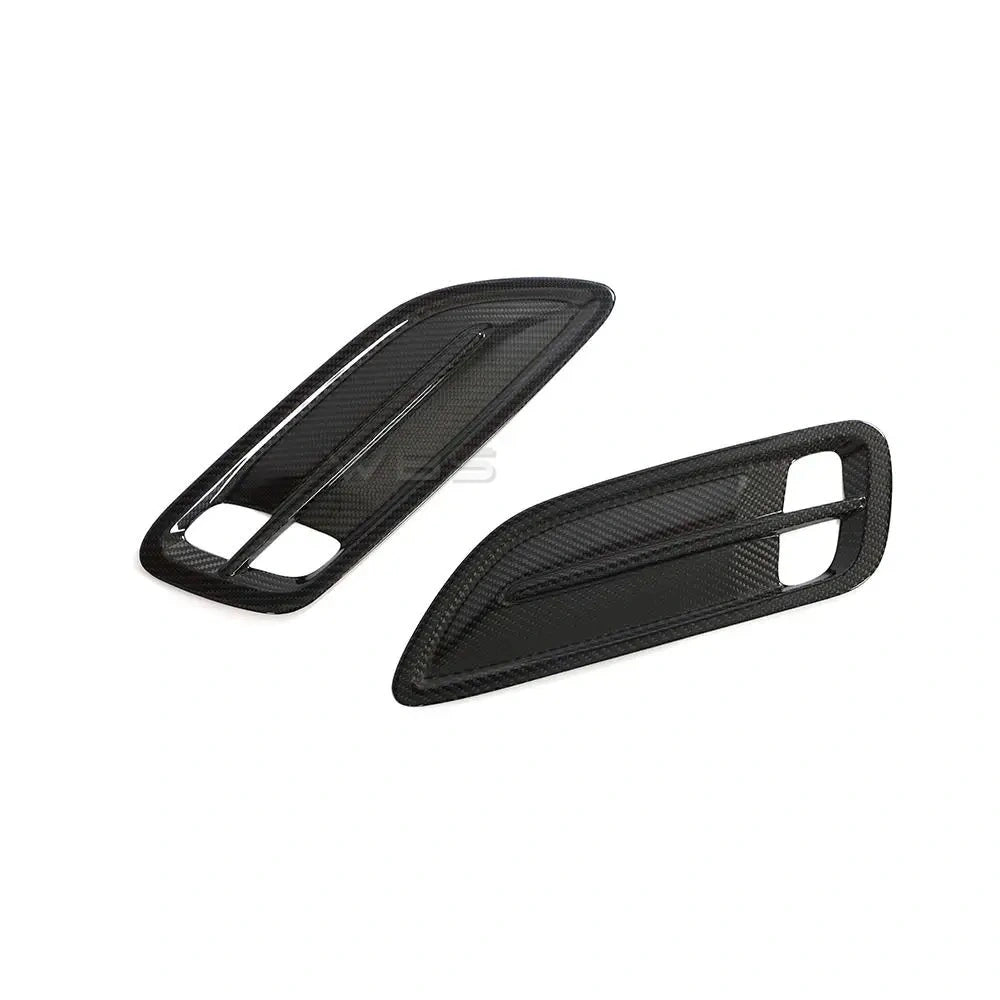 KIA STINGER HOOD VENTS COVER GENUINE CARBON FIBER