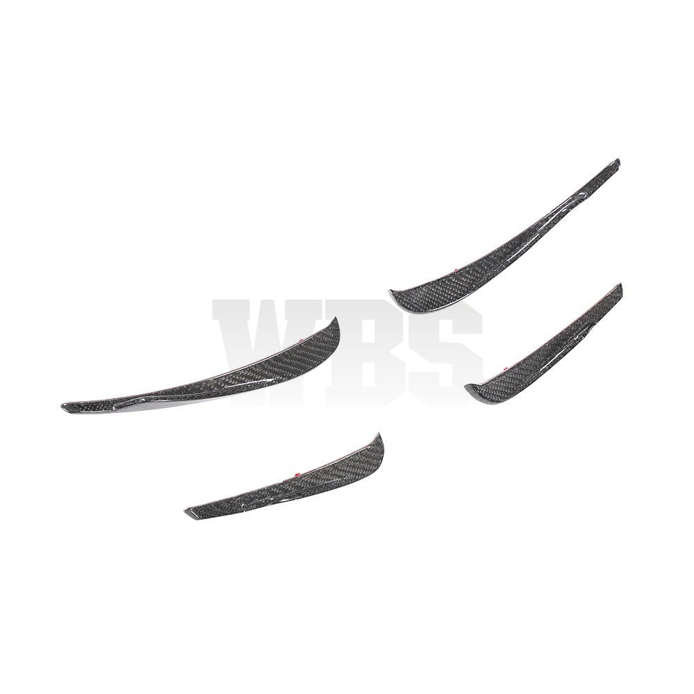BMW M6 F12 F13 F06 FRONT BUMPER CANARDS GENUINE CF