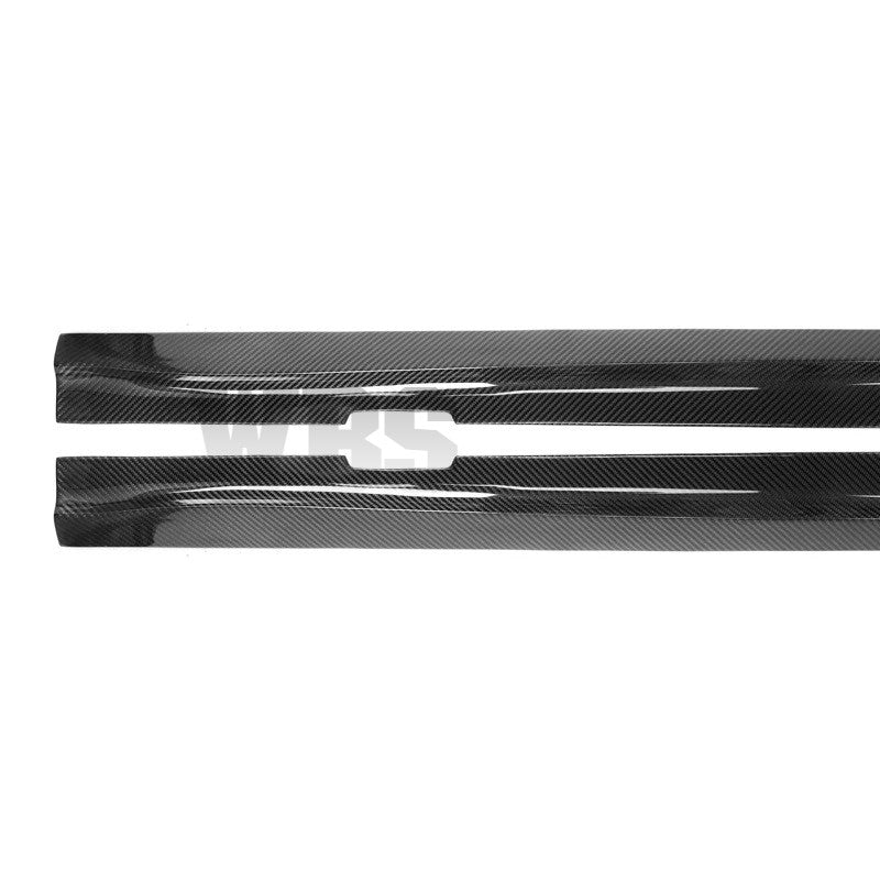 BMW E82 E88 M1 SIDE SKIRT EXTENSIONS, GENUINE CARBON FIBER MATERIAL