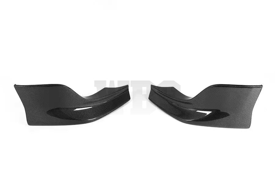 BMW E60 5 SERIES FRONT BUMPER SPLITTER GENUINE CF HIGH L STYLE