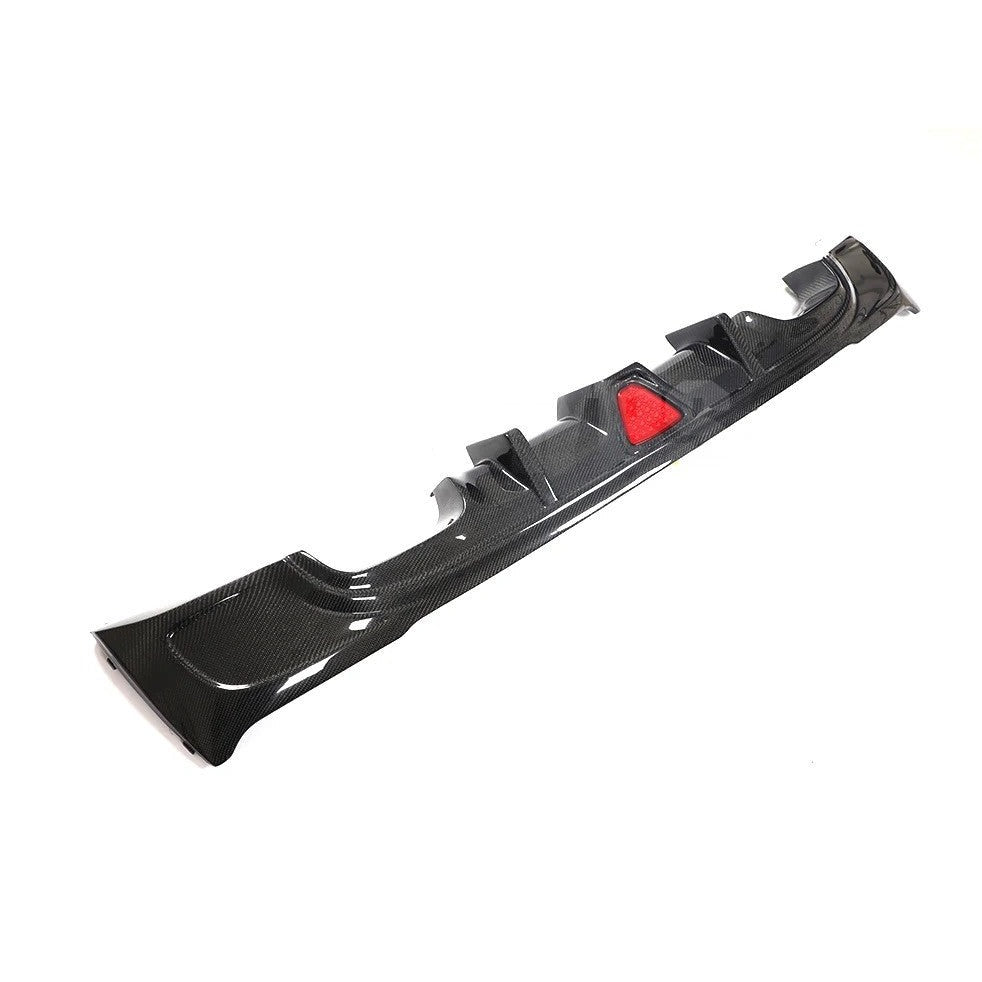 BMW F22 F23 GENUINE CF REAR DIFFUSER 3RD DIGITAL LED BRAKE LIGHT STYLE