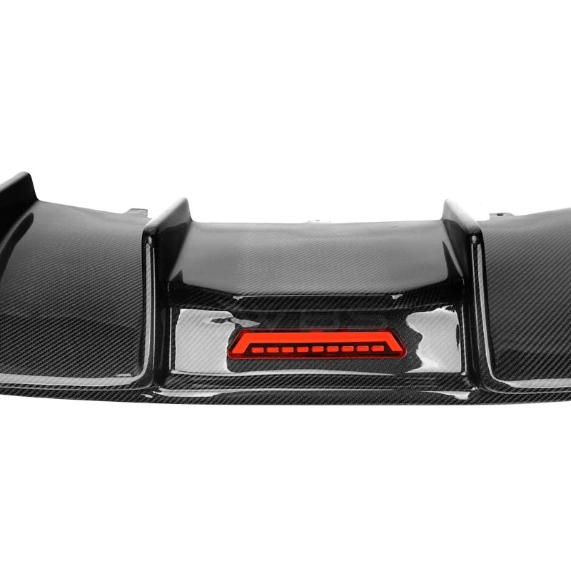 AUDI S5/ A5 B8 DIFFUSER DIGITAL LED STYLE GENUINE CARBON FIBER
