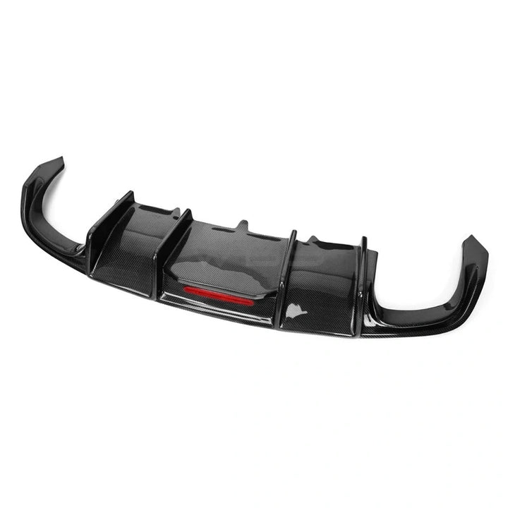 AUDI S5/ A5 B8.5 REAR DIFFUSER GENUINE CARBON FIBER DIGITAL LED LIGHT STYLE