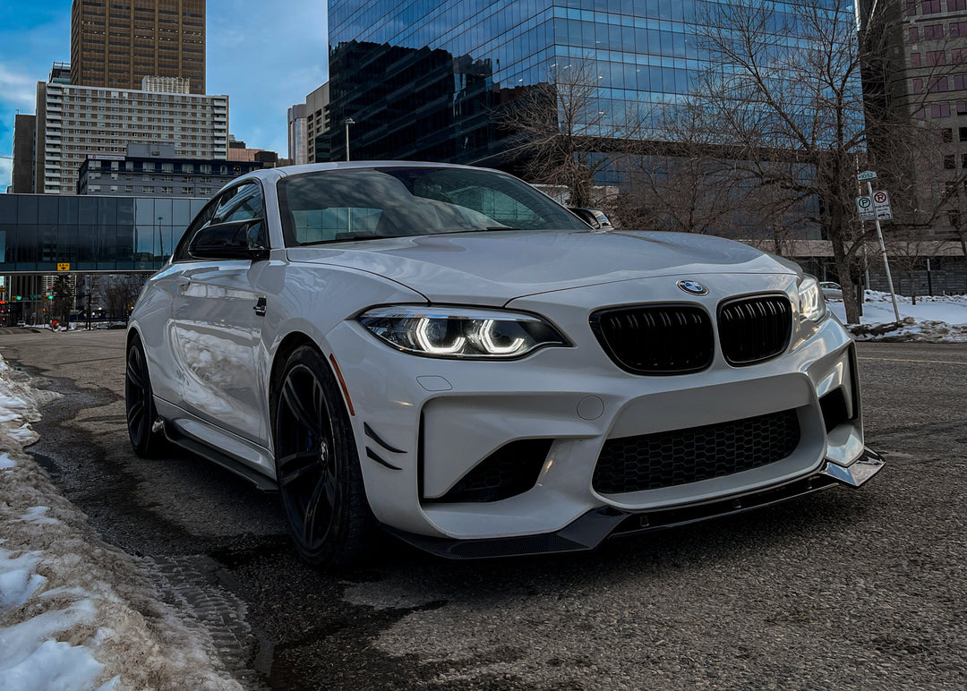 BMW F87 M2 VR-STYLE FRONT LIP GENUINE CARBON FIBER