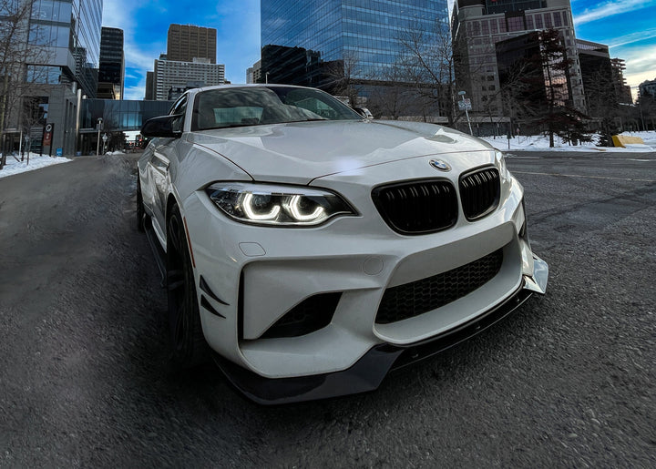 BMW F87 M2 VR-STYLE FRONT LIP GENUINE CARBON FIBER