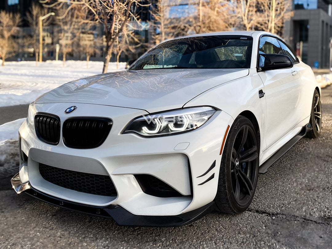 BMW F87 M2 SIDE SKIRTS GENUINE CARBON FIBER VR STYLE
