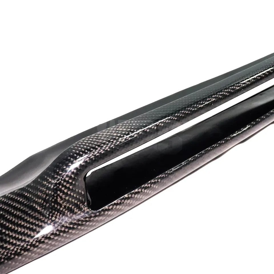 MERCEDES W212 E63/ E CLASS BRABUS STYLE FRONT LIP GENUINE CARBON FIBER