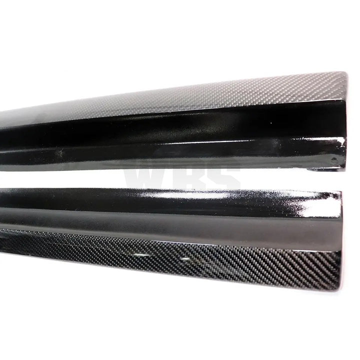MERCEDES W218 CLS63/ CLS SIDE SKIRT EXTENSIONS GENUINE CARBON FIBER