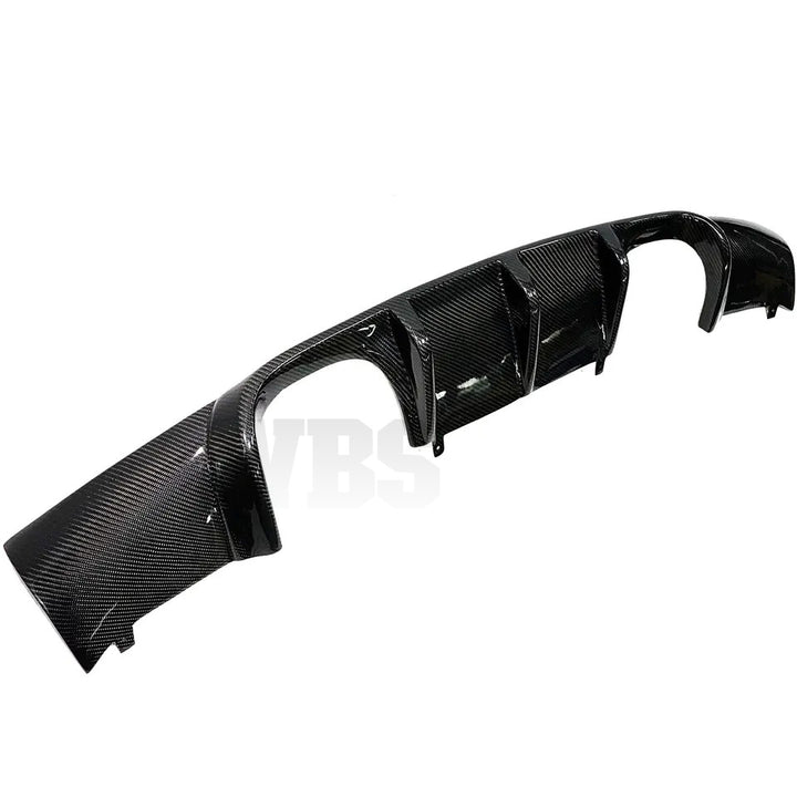 BMW E92 E93 REAR DIFFUSER V STYLE GENUINE CARBON FIBER