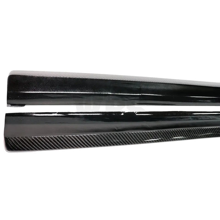 MERCEDES W218 CLS63/ CLS SIDE SKIRT EXTENSIONS GENUINE CARBON FIBER