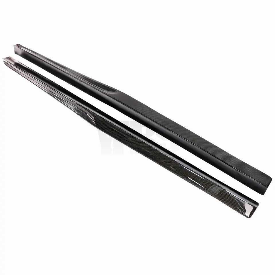 MERCEDES W213 E63 SIDE SKIRT EXTENSIONS MP STYLE GENUINE CARBON FIBER