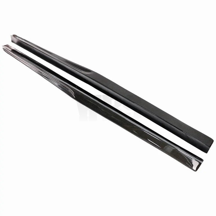 MERCEDES W213 E63 SIDE SKIRT EXTENSIONS MP STYLE GENUINE CARBON FIBER