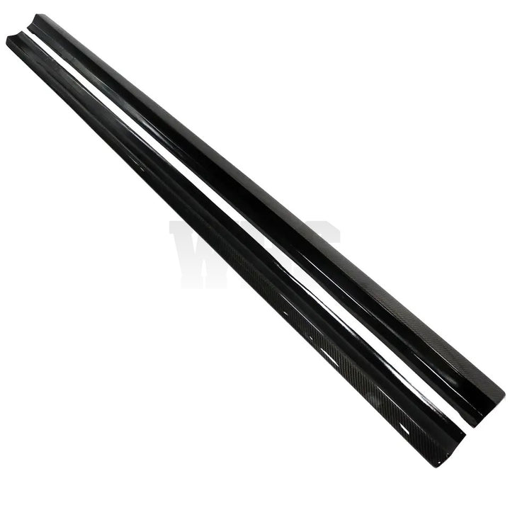 MERCEDES W218 CLS63/ CLS SIDE SKIRT EXTENSIONS GENUINE CARBON FIBER