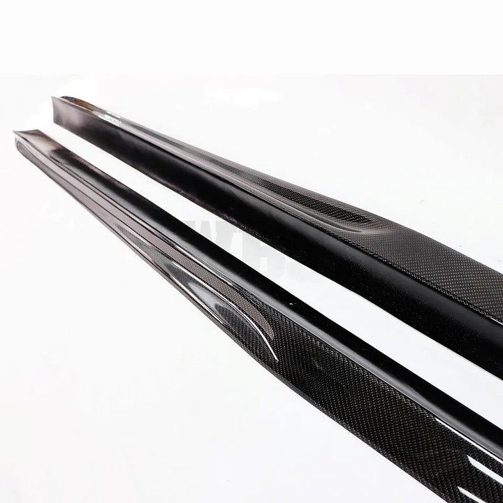MERCEDES W213 E63 SIDE SKIRT EXTENSIONS MP STYLE GENUINE CARBON FIBER