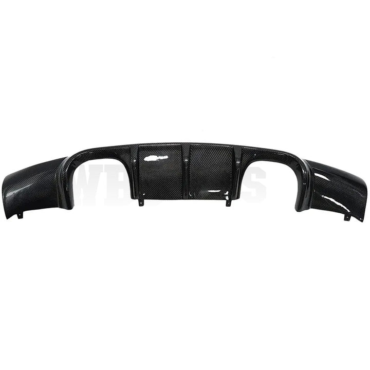 BMW E92 E93 REAR DIFFUSER V STYLE GENUINE CARBON FIBER