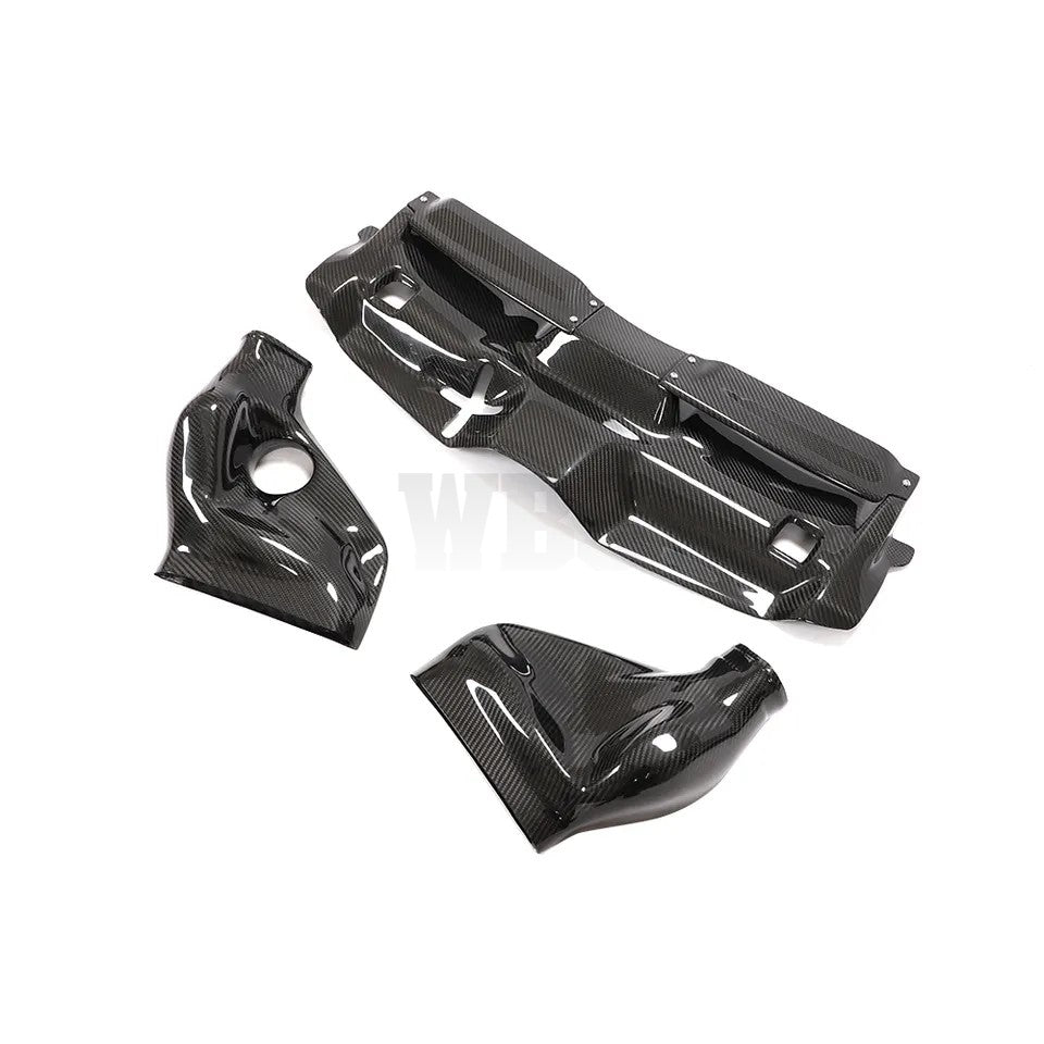 MERCEDES W204 C63 BLACK SERIES AIR INTAKES KIT SYSTEM COVER GENUINE CARBON FIBER