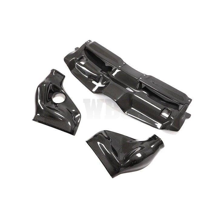 MERCEDES W204 C63 BLACK SERIES AIR INTAKES KIT SYSTEM COVER GENUINE CARBON FIBER