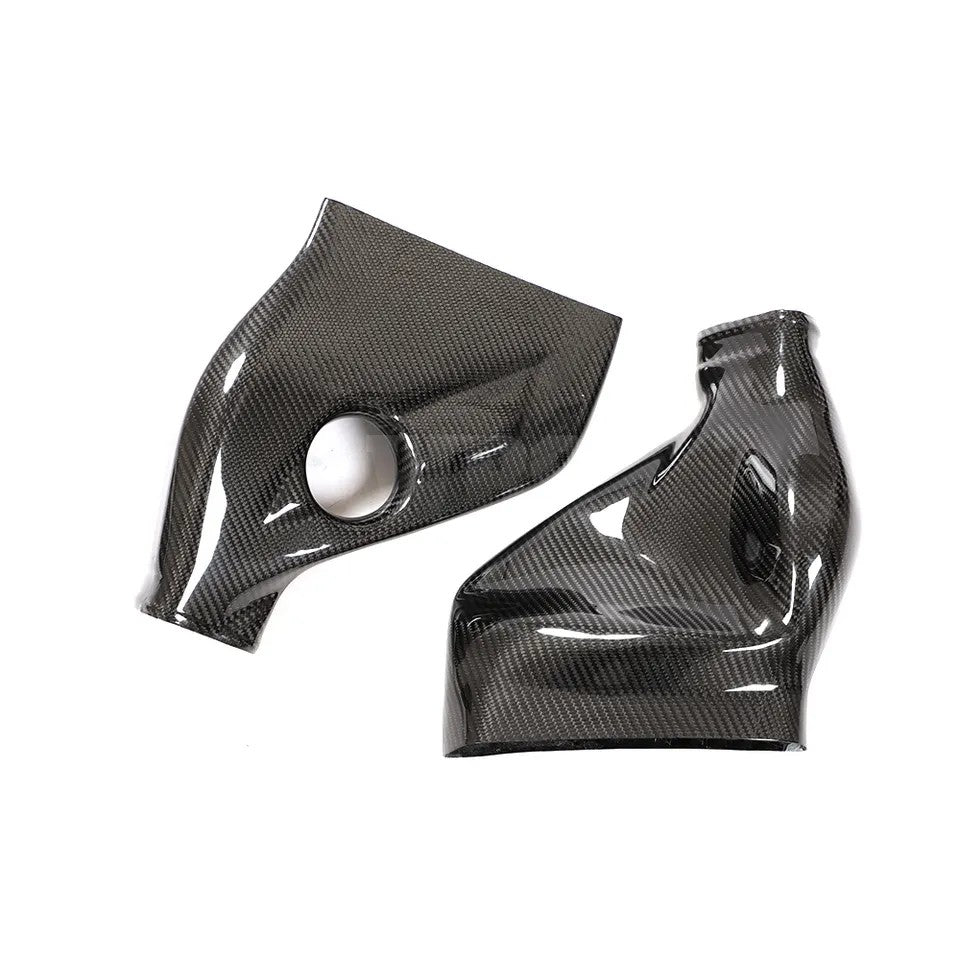 MERCEDES W204 C63 BLACK SERIES AIR INTAKES KIT SYSTEM COVER GENUINE CARBON FIBER
