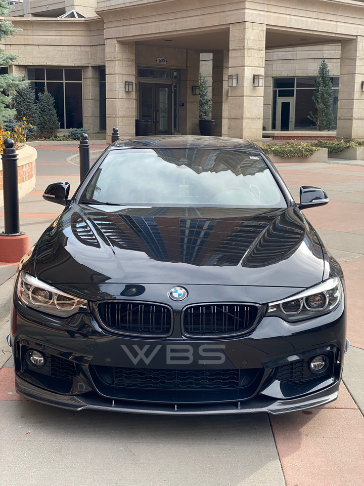 BMW F32 F33 F36 FRONT LIP DTM STYLE GENUINE CARBON FIBER