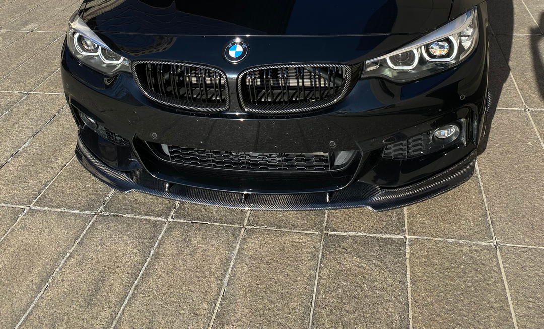 BMW F32 F33 F36 FRONT LIP DTM STYLE GENUINE CARBON FIBER