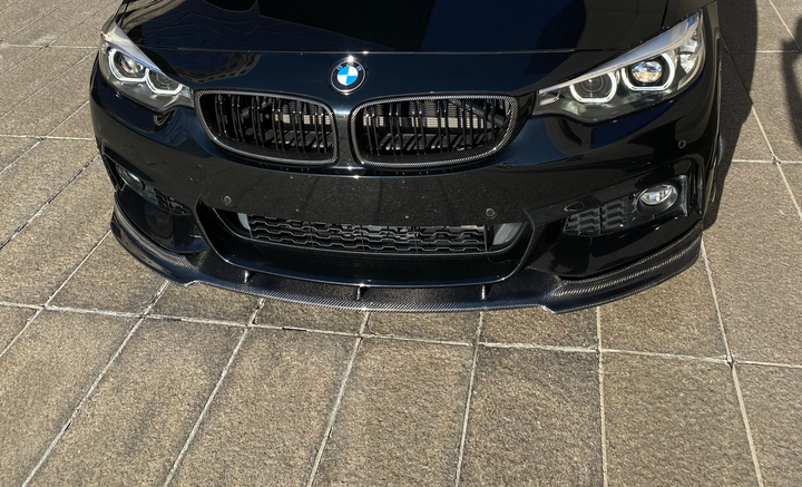 BMW F32 F33 F36 FRONT LIP DTM STYLE GENUINE CARBON FIBER