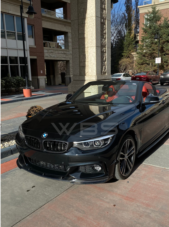 BMW F32 F33 F36 FRONT LIP DTM STYLE GENUINE CARBON FIBER
