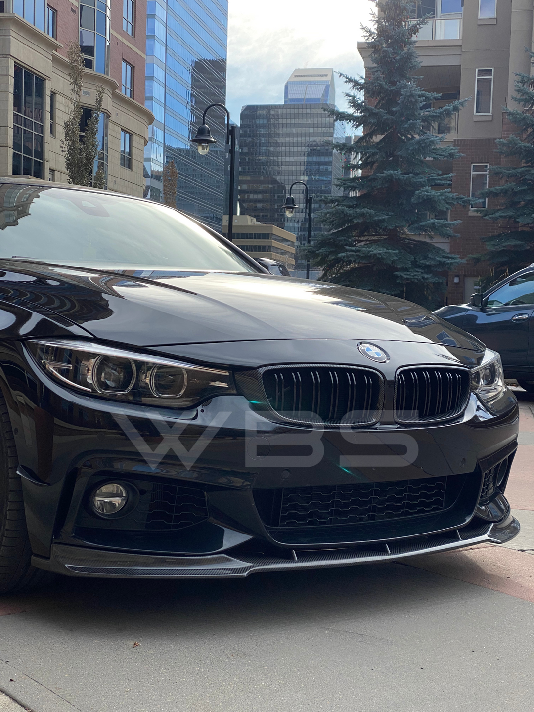 BMW F32 F33 F36 FRONT LIP DTM STYLE GENUINE CARBON FIBER