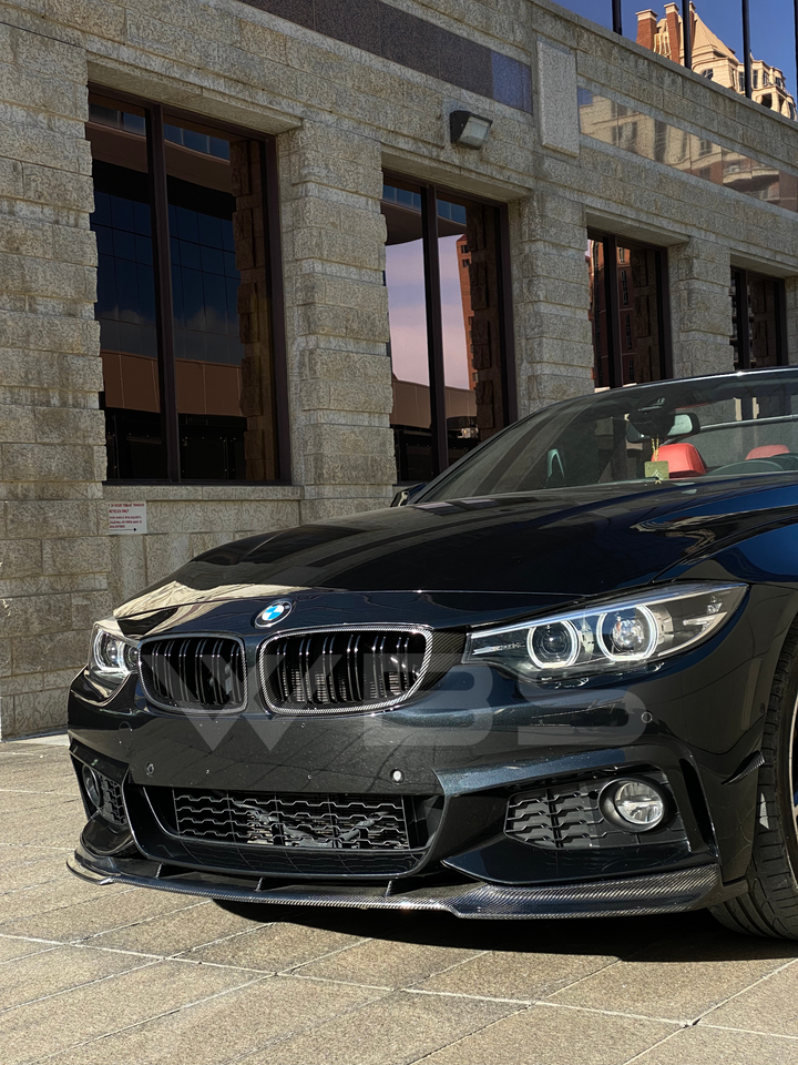 BMW F32 F33 F36 FRONT LIP DTM STYLE GENUINE CARBON FIBER