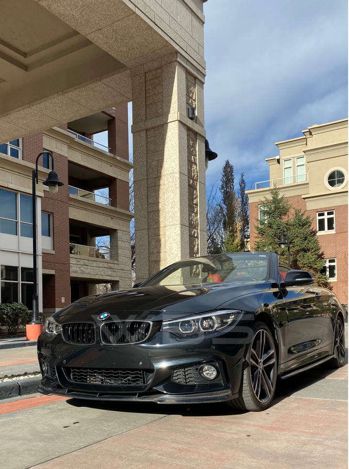 BMW F32 F33 F36 FRONT LIP DTM STYLE GENUINE CARBON FIBER