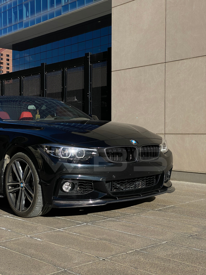 BMW F32 F33 F36 FRONT LIP DTM STYLE GENUINE CARBON FIBER