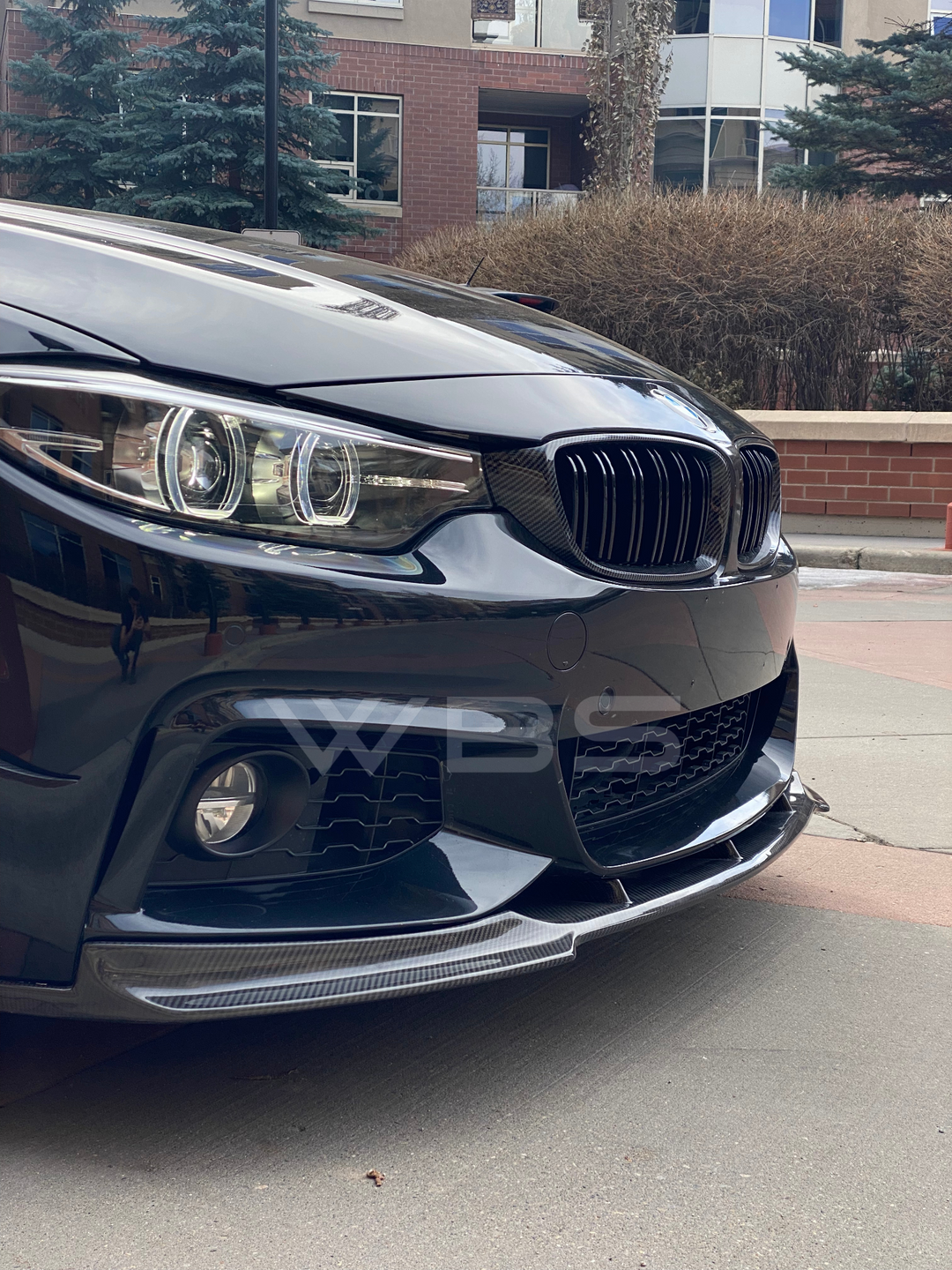 BMW F32 F33 F36 FRONT LIP DTM STYLE GENUINE CARBON FIBER