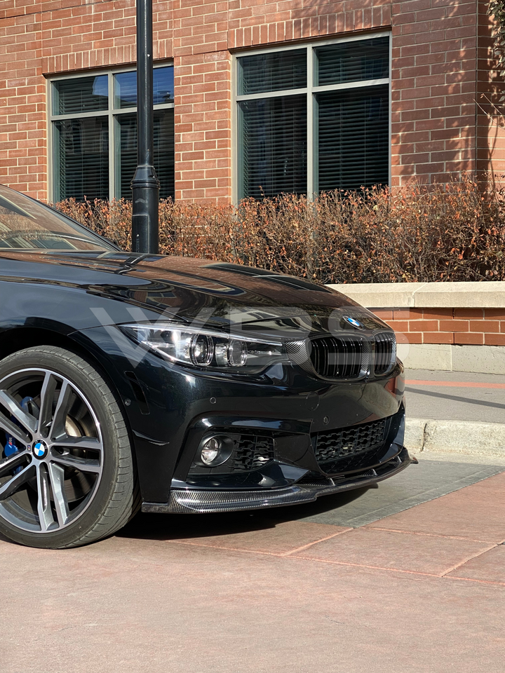BMW F32 F33 F36 FRONT LIP DTM STYLE GENUINE CARBON FIBER