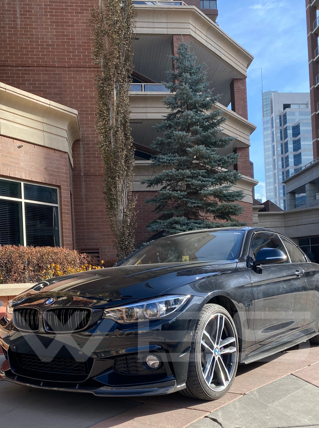 BMW F32 F33 F36 FRONT LIP DTM STYLE GENUINE CARBON FIBER